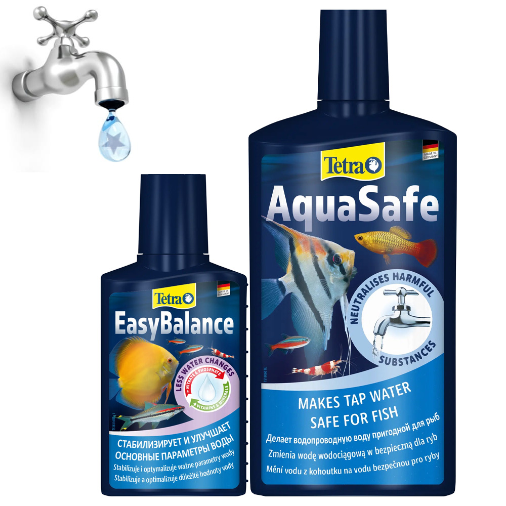 Tetra Aqua Safe 250ml + Easy Balance 100ml uzdatniacz wody do akwarium